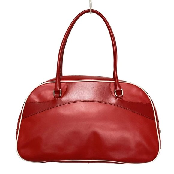 PRADA - pair of composite boards Tarko (Red) White Handbag 227-052625 - Picture 2 of 8